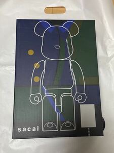 BE@RBRICK sacai 100% 400% MEDICOMTOY サカイ ベアブリック メディコムト新品未開封　限定　コラボ