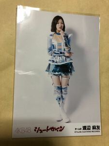 渡辺麻友 AKB48 シュートサイン 劇場盤 生写真 c1