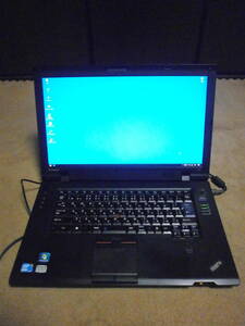 【中古品】Lenovo ThinkPad L512 TYPE2597-A82 Windows10Pro64bit Corei5-2.67GHz メモリ4GB HDD465GB DVD-RAM 有線無線LAN