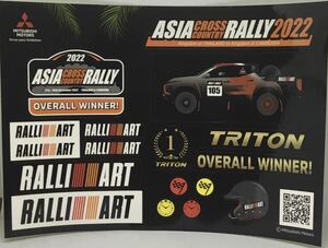 ★ASIA CROSS COUNTRY RALLY 2022 ステッカー★