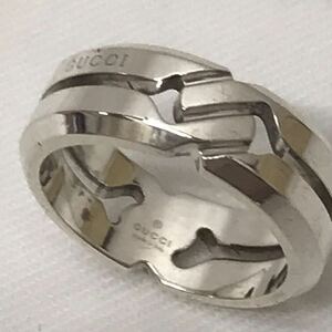 グッチ シルバーリング 指輪 13 ノットリング リング レディース ＧＵＣＣＩシルバー925　シルバー製