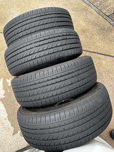 E51 ME51 エルグランド ハイウェイスター 純正ホイール 17インチ ヨコハマタイヤ RV-02 215/60R17 ブルーアース 2020年 中古