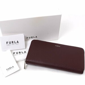 メンズ FURLA MAN PROJECT XL ZIP AROUND ジップアラウンド 定価33,000円 フルラ 長財布 財布 レザー ウォレット ラウンドファスナー