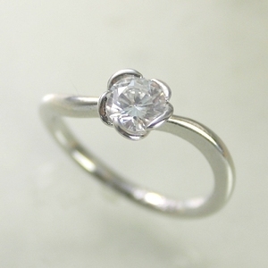 婚約指輪 安い プラチナ ダイヤモンド リング 0.3カラット 鑑定書付 0.331ct Dカラー VS1クラス 3EXカット H&C CGL