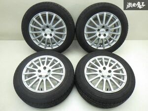 ●ATS Z TYPE アルミホイール 15インチ 6.5J +38 PCD 100 5H 球座面 タイヤ付 185/60R15 VW ポロ にて使用 ゴルフ4 ニュービートル 棚R-7