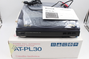 ☆【ト石】audio-technica オーディオテクニカ レコードプレーヤー AT-PL30 ステレオフルオートマチックターンテーブルシステム ECZ01ZZH87