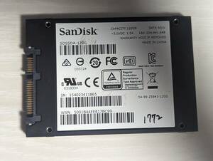 SanDisk　SSD 120GB【動作確認済み】1772