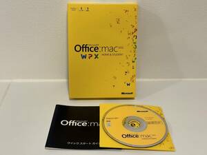 【中古】Microsoft Office Home & Student for Mac 2011ファミリーパック プロダクトキー付属