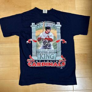 ヴィンテージ クラシックス Mark McGｗire Tシャツ サイズ：M ネイビー 1998 St Louis Cardinals