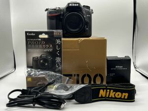 ★美品★ ニコン Nikon D7100＋NEPS1+MC-DC2 ★元箱・充電器・バッテリー・ストラップ・液晶保護ガラス付★ #0238 #03150 #0084920