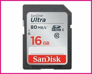 新品 SanDisk SDHCカード 16GB クラス10 SDSDUNC-016G-GN6IN