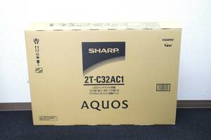28554 ★ SHARP シャープ AQUOS アクオス 32V型 液晶テレビ 2T-C32AC1 2020年製 通電確認済み ★ 長期保管品