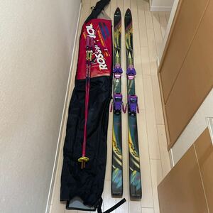ROSSIGNOL Mogul Super スキー板193　INTRAスキーポール125cm セット売り