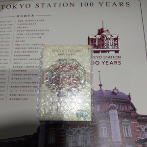 東京駅 100周年記念 Suica 未使用（デポ500＋初期チャージ1500）台紙付（折り曲げ無し）