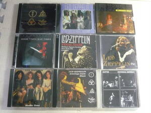 レ　CD9枚セット■レッド・ツェッペリン　LED ZEPPELIN　Pb＋/STUDIO DAZE/JENNINGS FARM BLUES/ALEXANDRA NIGHT/他　中古