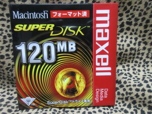 フロッピーディスク マクセル SuperDisk （スーパーディスク） 120MB Macintoshフォーマット済　SD120.MAC.B1P
