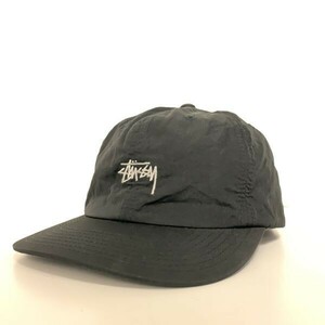 STUSSY YUPOONG ナイロンキャップ 帽子 ハット ステューシー ブラック 黒 ストリート ファッション メンズ レディース スケート