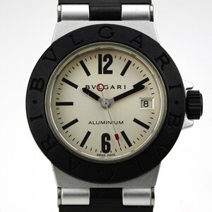 【中古/稼働品】BVLGARI(ブルガリ) 腕時計 AL29TA レディース アルミニウム デイト クオーツ（SM1889）