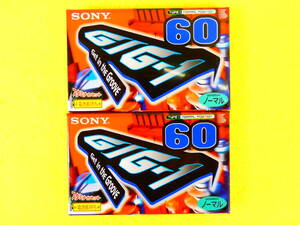 未開封！ SONY ソニー GIG-1 60 ノーマルポジション カセットテープ 2巻 @送料180円(5)