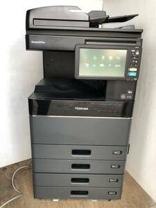 カウンター少(僅2437枚)中古東芝フルカラーデジタル複合機TOSHIBAe-STUDIO2515AC(4段カセット)(カラー枚数204枚白黒2233枚)e-studio2515ac