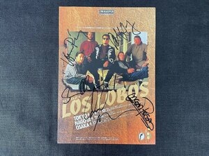 ◇P29/1円～直筆サイン入りチラシ/ロス・ロボス（Los Lobos）I.W.ハーパーサウンドコレクション/