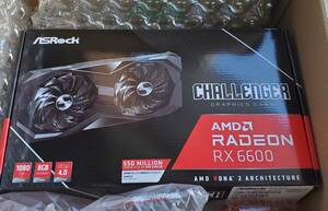 P100238 RX6600 Challenger D 8G ASRock PCI Express 4.0対応 グラフィックスボードASRock RX6600 Challenger D 8G