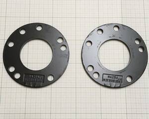 JDM ハイクォリティホイールスペーサー　JHS-M07 PCD114.3mm 厚さ7mm ハブ径67mm 4H5Hマルチ 2枚 中古保管品(1度取付けただけ) マツダ 三菱