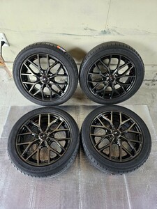 中古品タイヤホイール4本セット、165,/55R15　PCD 100 15 x 4.5J　+45