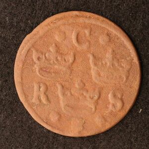 スウェーデン 1/4オーレ銅貨（1633-1636）[E2395]コイン