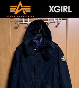 ☆ XーGIRL × ALPHA INDUSTRIES モッズコート コラボモデル　 ☆