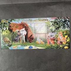 可愛いペット動物切手シート！オーストラリア切手使用済小型シート1枚