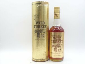 WILD TURKEY 12年 ワイルド ターキー リミテッド エディション ゴールド バーボン ウイスキー 750m 50,5％ 箱入 未開封 古酒 X233698