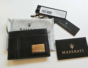 マセラティ純正　革製カードケース　イタリア製　未使用