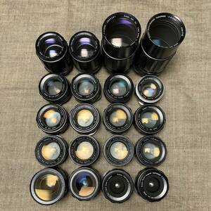 M42マウント レンズ PENTAX TAKUMAR まとめて 大量 セット 20本 / 28,35,55,135,200mm など / タクマー ペンタックス 
