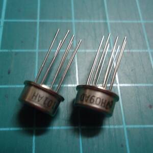 National　Semiconductor製　LM101AH×2個　CANタイプNS製 高音質オペアンプ