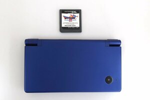 (A1)★稼働品★1円～ Nintendo DSi DS 任天堂 ニンテンドー 本体 メタリックブルー ドラクエ 携帯型ゲーム機 ゲーム機 中古品