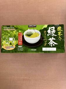 KIRKLAND 抹茶入り緑茶（ティーバッグ） 100袋入 （賞味期限 2025.02.04）