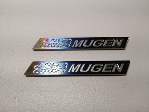 HONDA　シビックタイプR　無限RR　リアウィング　チタンエンブレム　MUGEN　美品　絶版　FD2　