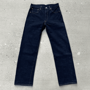 ホワイトオーク 米国製 1955年モデル LEVI’S 501XX 50155-0116 W32 L34 濃紺 美品 リジッド 55501 アメリカUSA製 ジーンズ デニムパンツ