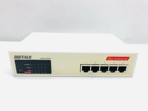 中古 BUFFALO　Giga　スイッチングハブ　LSW2-GT-5NSR