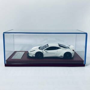 外箱無しONE-BY-ONE PRODUCTION 1/43 LIBERTY WALK - 458 PREPARED 2014 LBワークス フェラーリ 458 White