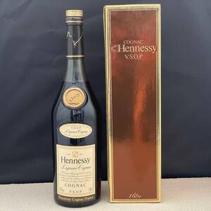 未開封品 長期個人保管品 古酒 Hennessy ヘネシー COGNAC コニャック V.S.O.P 1000ml 40％ 1円 から 売り切り 箱付き