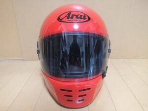 中古 Arai アライ ラパイド・ネオ RAPIDE-NEO サイズL(59・60) レッド/赤 フルフェイスヘルメット