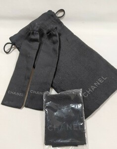 未使用シャネルCHANELメガネケース巾着＆メガネ拭きクロス＆テンプルカバー②