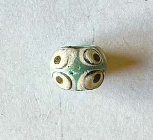 Glass Eye bead Western Asia Phoenicia c.6th-4th century B.C. D.1.2cm F