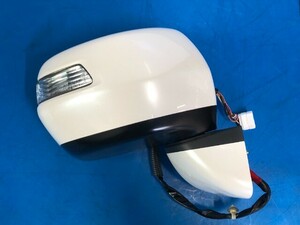 中古良品☆34894☆NBOX カスタム JF1☆右ドアミラー/9ピン☆NH875 パール【76200-TY0-N01ZU】