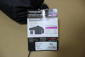 コミネ JK-510 #07-510　システムウォームライニングジャケット　黒　WL　レディースサイズ　定価9,020円　春ツーリングの携帯に如何ですか
