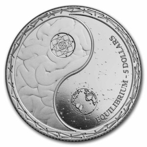 [保証書・カプセル付き] 2022年 (新品) トケラウ「均衡・イクイリブリアム」純銀 1オンス 銀貨