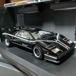 激レア絶版未展示品　京商 1/18 ランボルギーニ カウンタック LP500 R ブラック