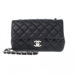 シャネル CHANEL ショルダーバッグ A69900 ミニマトラッセ ラムスキン 黒 レディース チェーンショルダー/シルバー金具 28番台 バッグ